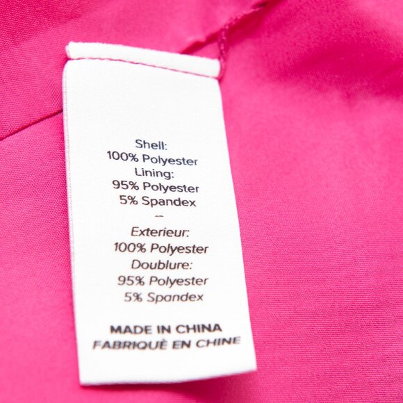 Cinq à Sept Karis Satin Pants Kylie Jacket Set Sophisticated Ultra Pink Size 12 - Picture 15 of 16